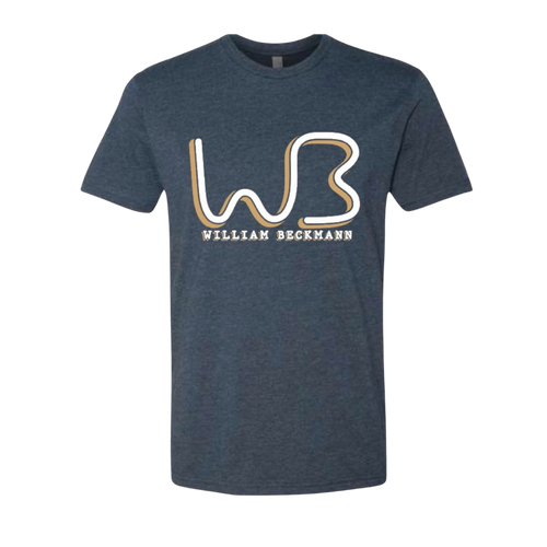 Navy  WB brand tee