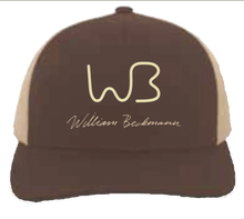 Load image into Gallery viewer, Brown WB/William Beckmann cap